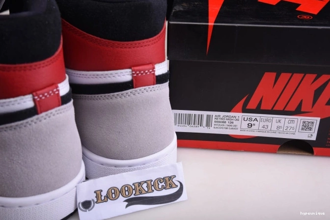 HYPE Grey High Air Light Smoke 1 555088-126 Jordan OG 0820